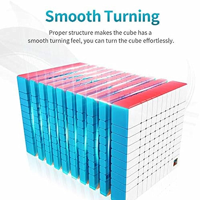 LiangCuber Moyu Meilong 10x10 Speed Cube Stickerless Meilong Puzzle Cube 10x10x10 Magic Cubes - Image 3
